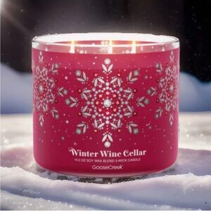 Goose Creek 3-Wick Candle- Winter Wine Cellar (14.5 oz)